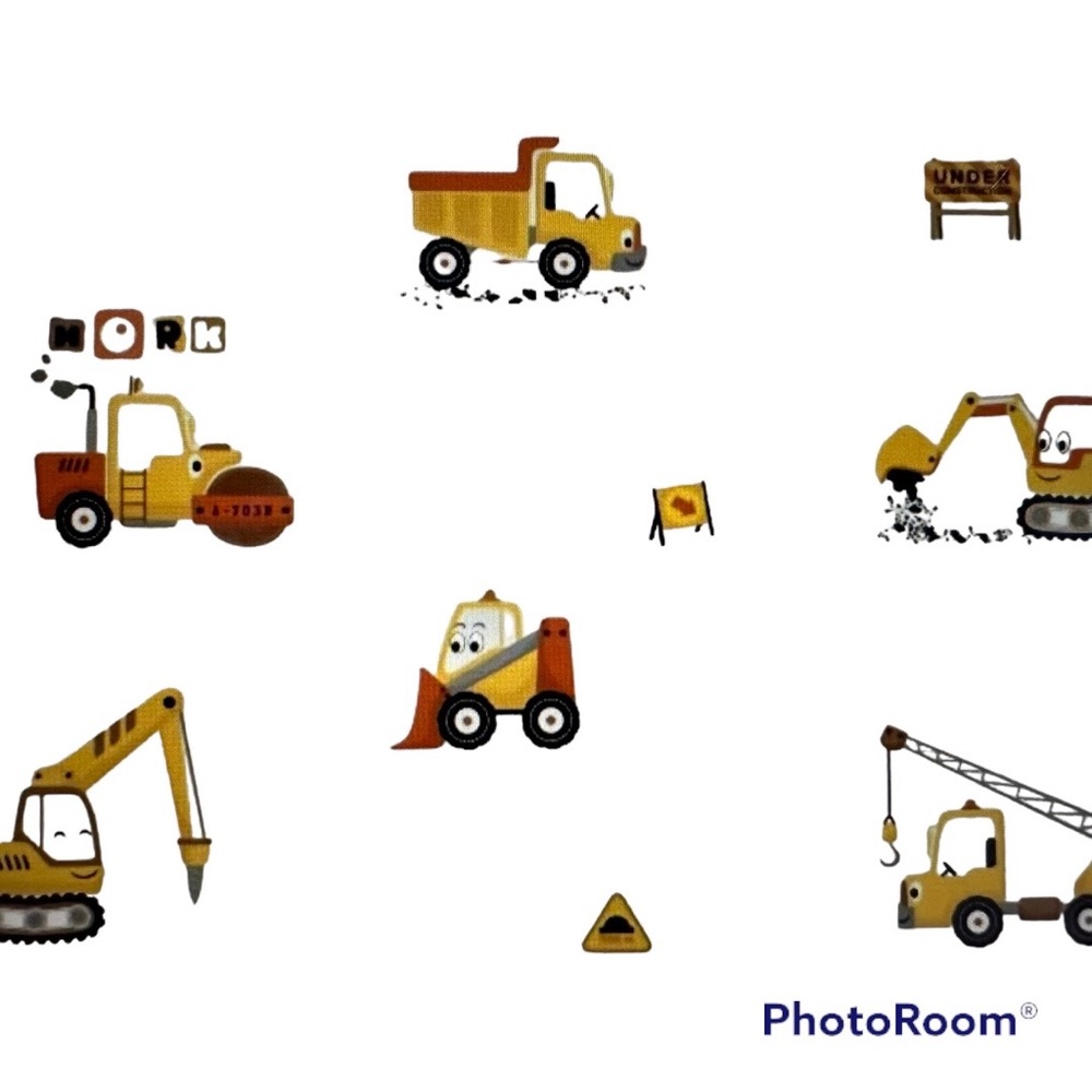 🙂4/$20 New Cartoon Construction Equipment